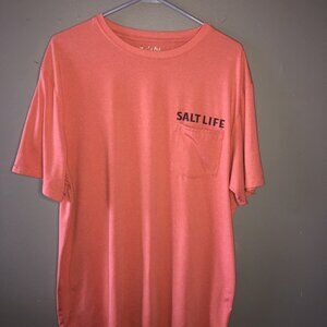 Salt Life UVapor SLX Tuna Fish Mens Large Short Sleeve Graphic T Shirt Livin’